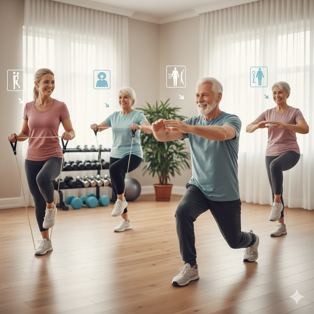 L'exercice fonctionnel peut réduire le risque de blessure chez les aînés - Résidence pour aînés à Québec